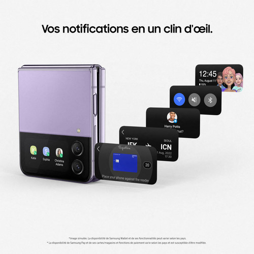 Samsung Samsung Galaxy Z Flip4 - 8/256 Go - 5G - Graphite - Smartphone pliable