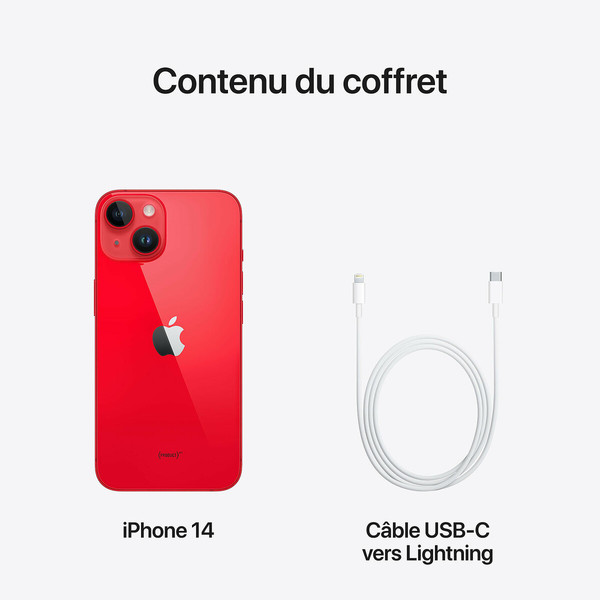 iPhone iPhone 14 - 5G - 512 Go - (PRODUCT)RED
