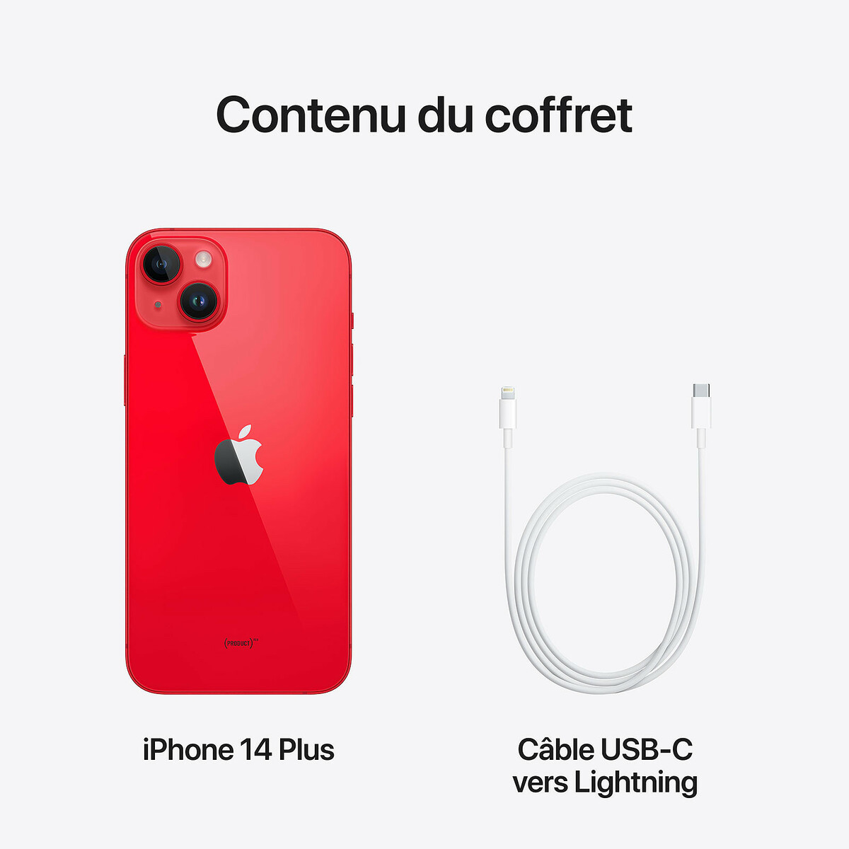 iPhone iPhone 14 Plus - 5G - 128 Go - (PRODUCT)RED