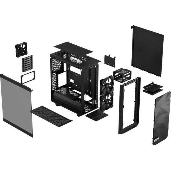 Boitier PC Fractal Design Meshify 2 Compact Lite TG (Noir)