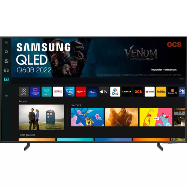 TV 66'' et plus Samsung TV Samsung QLED 75" 189cm - QE75Q60B-2022
