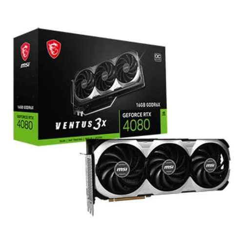 Msi - GeForce RTX 4080 VENTUS 3X OC - 16 Go Msi   - Idées Cadeaux : Plus de 300€