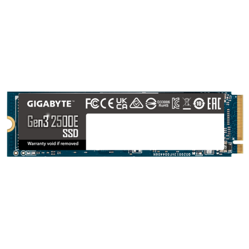 Gigabyte -Disque SSD 2500E - 1000Go - PCIe 3.0x4, NVMe1.3 Gigabyte  - SSD Interne