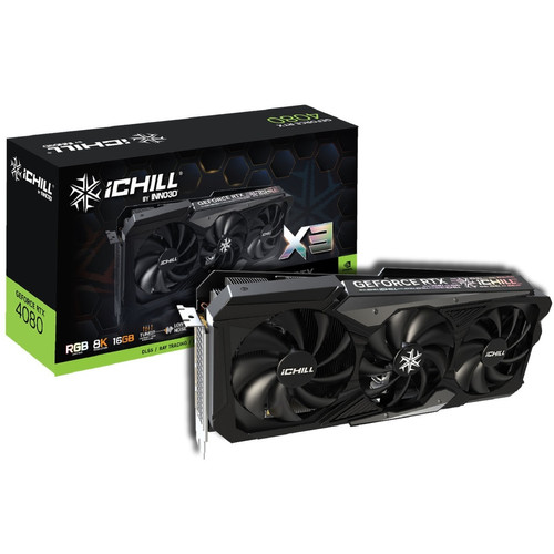 Inno 3D - GeForce RTX 4080 iCHILL X3 - 16Go - Carte Graphique NVIDIA 256 bit