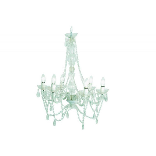 KARE DESIGN - Lustre Baroque Transparent 6 Bras Crystal - Luminaires
