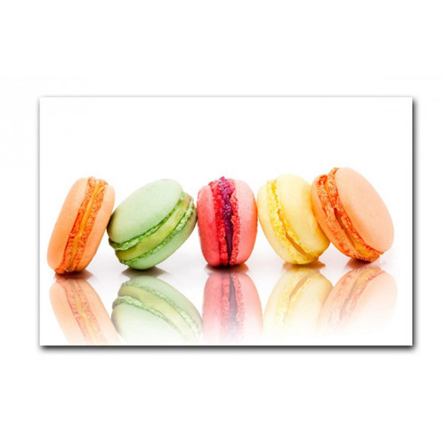 DECLIKTABLEAU - Tableau Gourmand Macarons Colorés L.80 x H.55 cm DECLIKTABLEAU  - Tableaux, peintures Multi