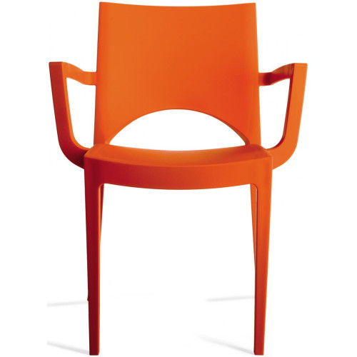 3S. x Home - Chaise Design Orange PALERMO - Chaises