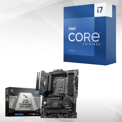 Intel - Intel Core i7-13700K (3.4 GHz / 5.4 GHz) + MAG B760 TOMAHAWK WIFI DDR4 - Kit d'évolution