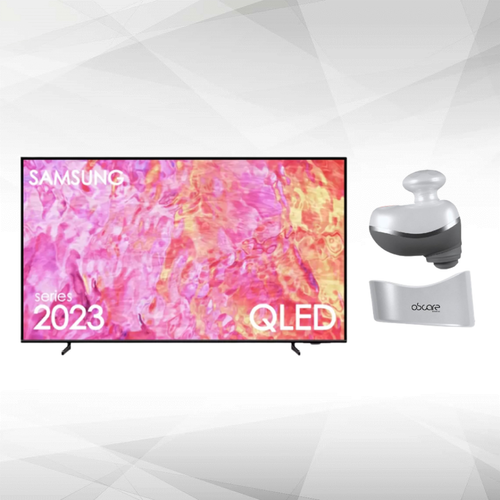 Samsung - TV QLED 4k 65" 165cm - QE65Q60CAUXXH - 2023 + Appareil de massage par percussion GM001 - TV 56'' à 65'' 4k uhd