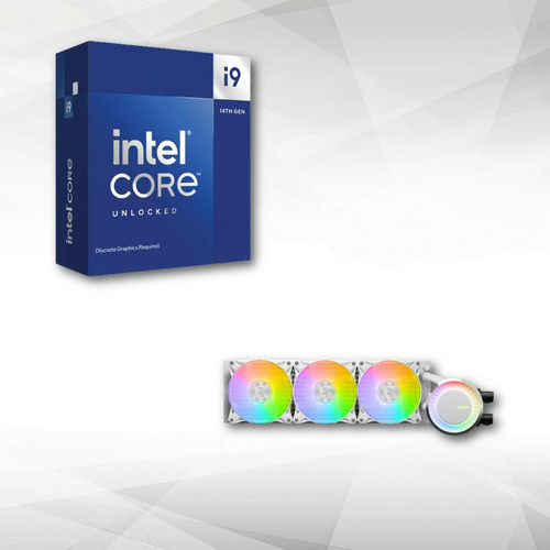 Intel -Intel Core i9-14900KF (3.2 GHz / 5.8 GHz) + MAG CORELIQUID E360 White Intel  - Processeur INTEL Intel core i5