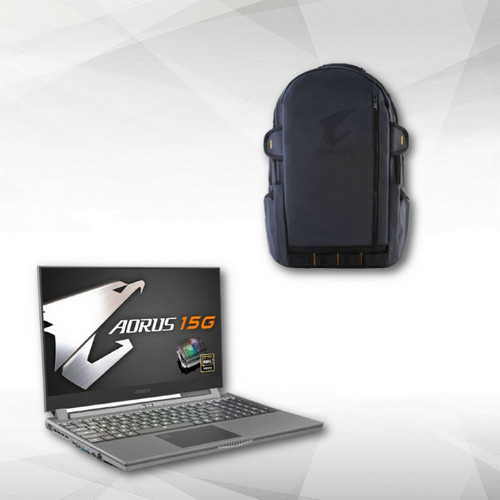 Gigabyte - AORUS 15G - XB-8FR6150MH - Gris + Sac à dos Aorus pour ordinateur 17" - PC Portable Gamer