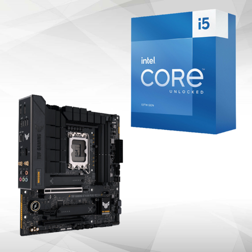 Intel - Intel Core i5-13600K (3.5 GHz / 5.1 GHz) + ASUS TUF GAMING B760M-PLUS WIFI D4 - Intel