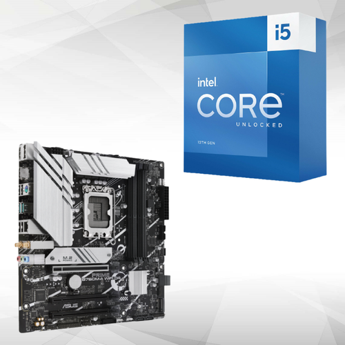 Intel - Intel Core i5-13600K (3.5 GHz / 5.1 GHz) + ASUS PRIME B760M-A WIFI D4 - Kit d'évolution