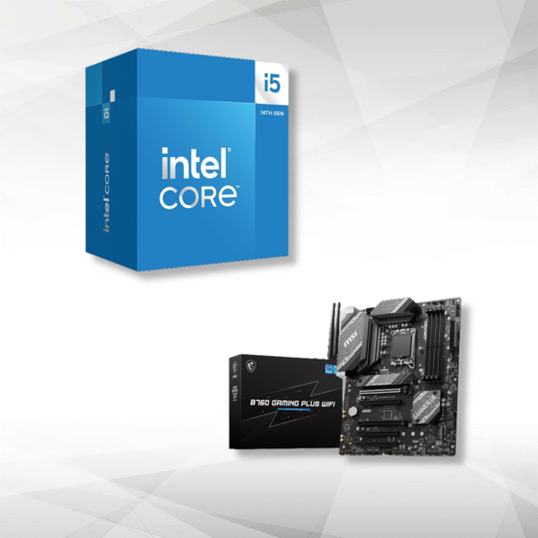 Processeur INTEL Intel Intel® Core™ i5-14400F - 2.5/4.7 GHz + B760 GAMING PLUS