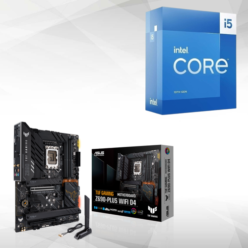 Intel - Intel Core I5-13400F (2.5Ghz/4.6Ghz) + Carte mère TUF GAMING Z690-PLUS WIFI D4 - Kit d'évolution