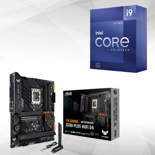 Intel - Core i9 12900KF 3.20/5.2 GHz + Carte mère TUF GAMING Z690-PLUS WIFI D4 - Kit d'évolution