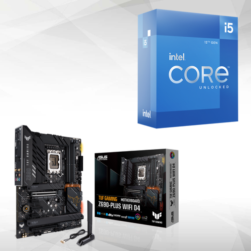 Intel - CORE I5-12600K 4.9GHZ + Carte mère TUF GAMING Z690-PLUS WIFI D4 - Kit d'évolution