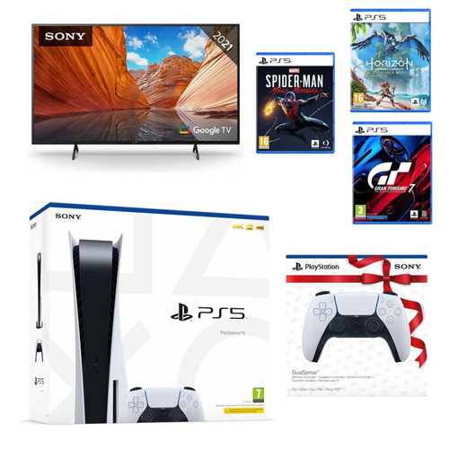 Sony - Pack PS5 + TV 55" 4K LCD SONY KD55X85JAEP Sony   - Jeux et Consoles