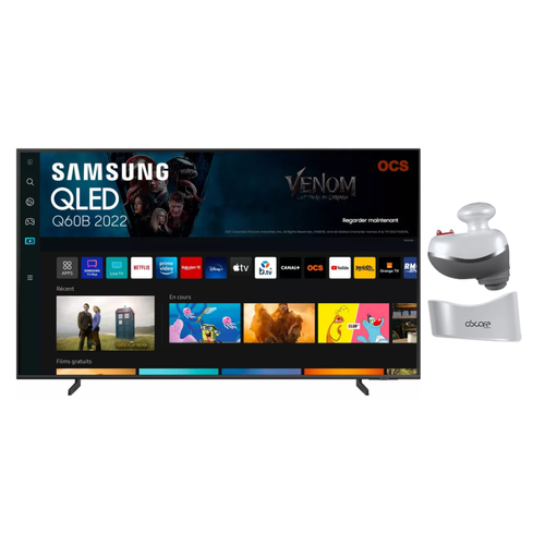 Samsung - TV Samsung QLED 75" 189cm - QE75Q60B-2022 + Appareil de massage par percussion GM001 - TV 66'' et plus 4k uhd