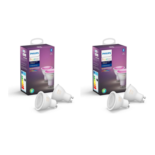 Philips Hue - White & Color Ambiance Spots GU10 6.5W x2 - X2 Philips Hue   - Philips Hue