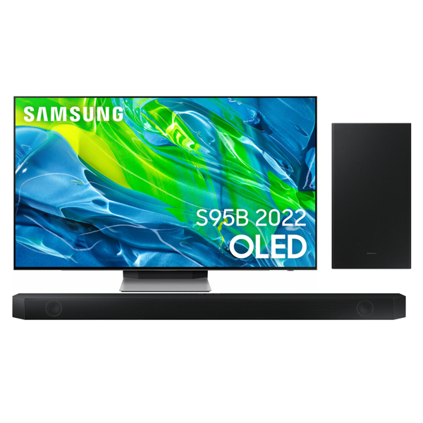 TV 50'' à 55'' Samsung TV SAMSUNG 55" - QE55S95B + Samsung HW-Q600B
