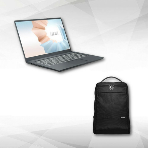 Msi - Modern 15 A11MU-825FR + ESSENTIAL BACKPACK 16" - PC Portable Non tactile