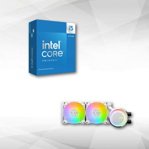 Intel -Intel Core i5-14600KF (3.5 GHz / 5.3 GHz) + MAG CORELIQUID E240 White Intel  - Intel