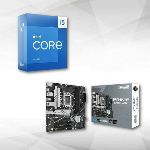 Intel -Core i5-13400F (2.5 GHz / 4.6 GHz) + PRIME B760M-A D4 Intel  - Intel