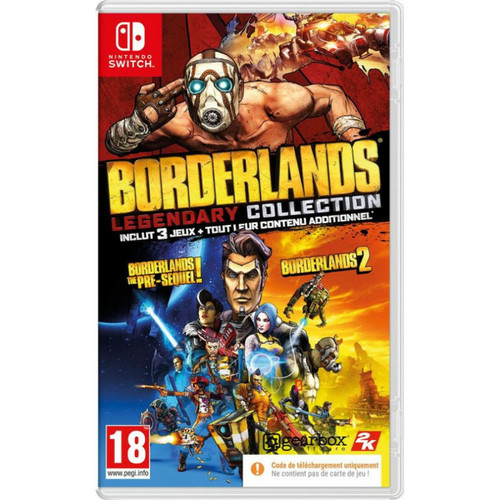 Jeux Switch 2K Games Borderlands Legendary Collection Edition Code in a Box Nintendo Switch