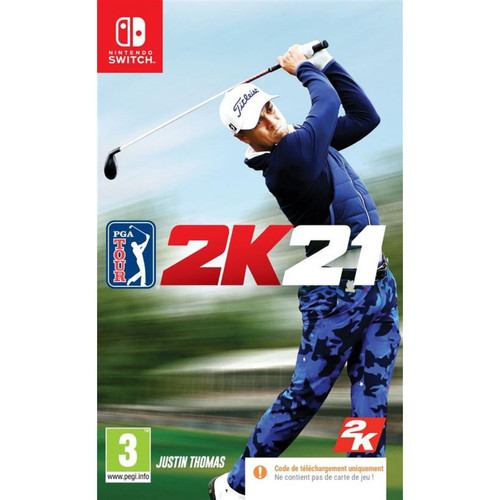2K Games - PGA Tour 2K21 Code in a box Nintendo Switch 2K Games   - 2K Games