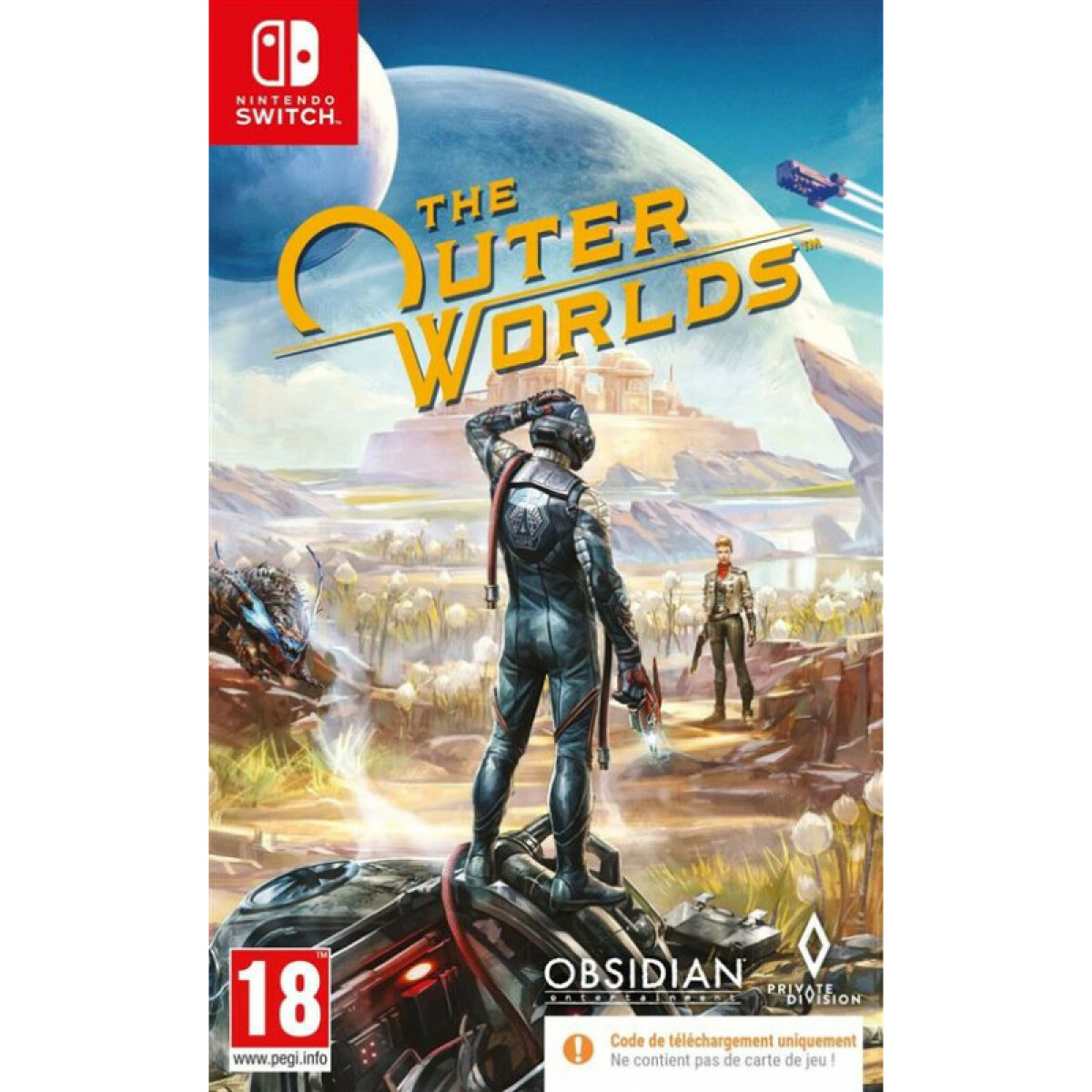 Jeux Switch 2K Games The Outer Worlds Code in a box Nintendo Switch