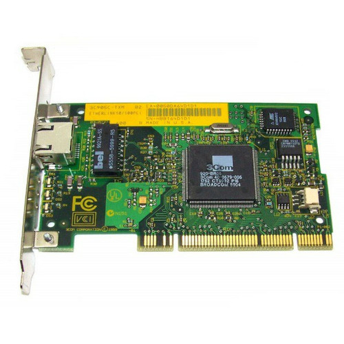 3Com - Carte Réseau 10/100Mbps 3COM ETHERLINK10/100 PCI C905C-TX-M PCI-Express x1 RJ45 - Carte réseau