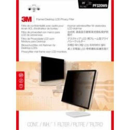 3M 3M PF320W Filtre d'écran Noir