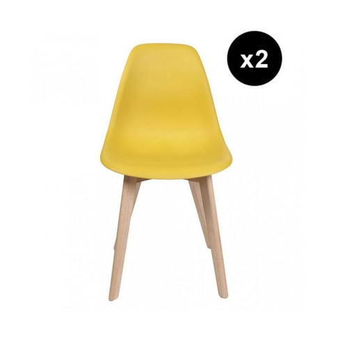 3S. x Home - Chaise scandinave Jaune VADSO 3S. x Home - 3S. x Home