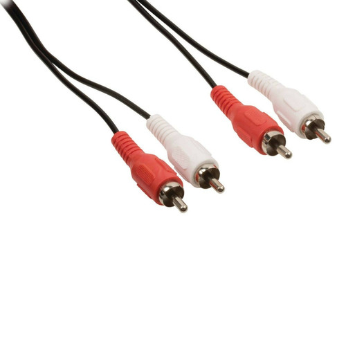 4Connexx - Câble audio 2 RCA MALE / 2 RCA MALE longueur 1,5 mètres 4CONNEXX AU 1010 4Connexx - Enceintes amplifier