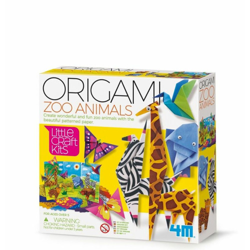 4M - 4M 404764 Little Craft Origami Zoo Animaux Multicolore 4M  - 4M