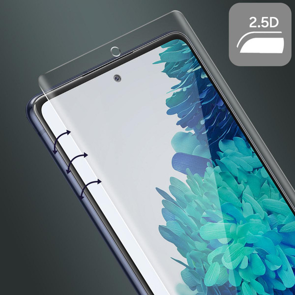 Protection écran tablette Film Samsung Galaxy S20 FE Verre Trempé Biseauté 4Smarts Transparent