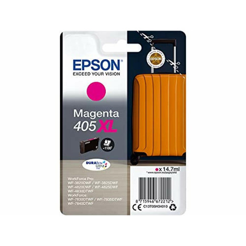 Epson - EPSON Singlepack Magenta 405XL DURABrite Singlepack Magenta 405XL DURABrite Ultra Ink Epson  - Epson