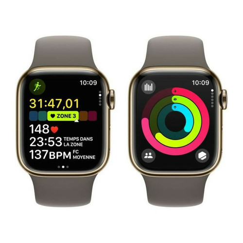 Apple Watch Apple AWS-9-GPS-CELLULAR-41-ACIER-SPORT-DORE-M-L