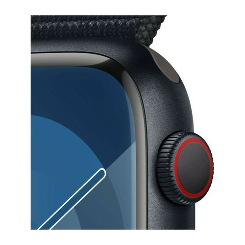 Apple Apple Watch Series 9 GPS + Cellular, boîtier en aluminium minuit de 45 mm, boucle Sport minuit
