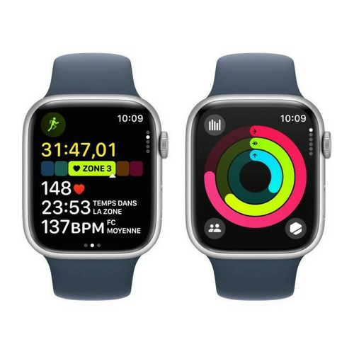 Apple Watch Apple AWS-9-GPS-CELLULAR-45-ALU-SPORT-BLEU-S-M