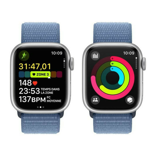 Apple Watch Apple AWS-9-GPS-CELLULAR-45-ALU-BOUCLE-BLEU