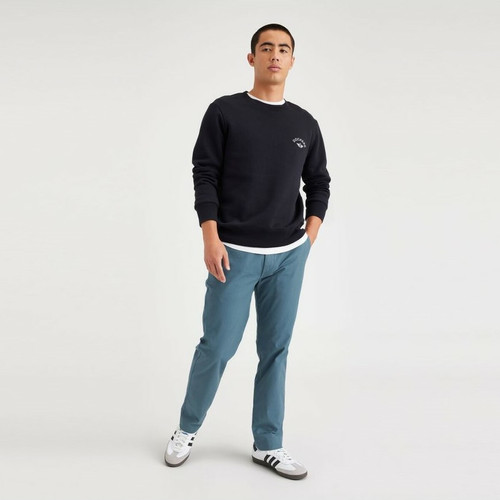 Dockers - Pantalon chino slim California bleu canard en coton - Toute la mode homme
