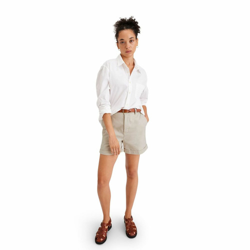 Dockers - Short  beige en coton - Short femme