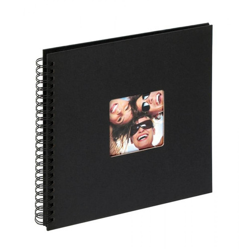 Ac-Deco - Album photo à spirales 50 pages Fun - L 30 x l 30 - Noir Ac-Deco  - Cadres, pêle-mêle