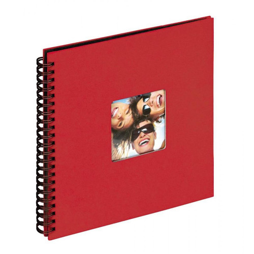 Ac-Deco - Album photo à spirales 50 pages Fun - L 30 x l 30 - Rouge Ac-Deco  - Cadre photo rouge