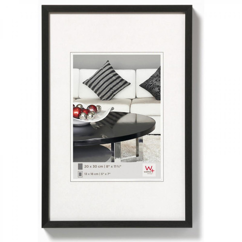 Ac-Deco - Cadre photo en alu brossé - Walther Chair - 20 x 30 cm - Noir - Cadres, pêle-mêle