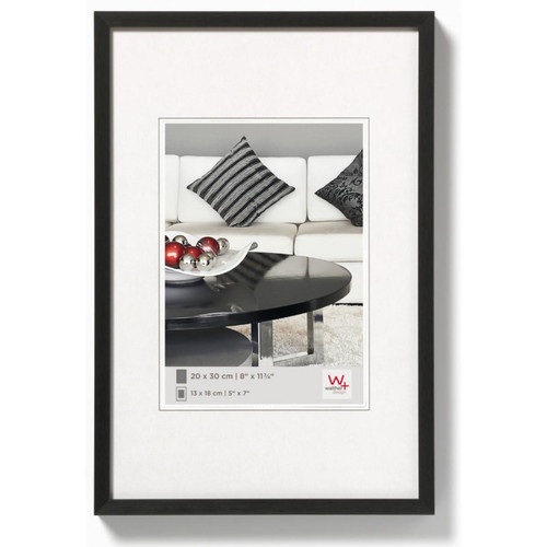 Ac-Deco - Cadre photo en alu brossé - Walther Chair - 40 x 60 cm - Noir Ac-Deco  - Cadre photo 40 x 60