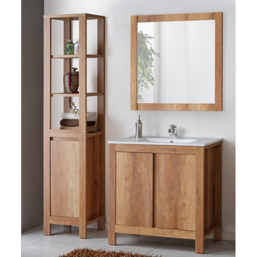 Ac-Deco - Ensemble meubles de salle de bain complet - Bois - 80 cm - Classic Oak Ac-Deco  - Cuisine d'extérieur