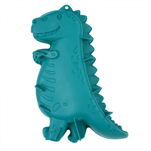 Ac-Deco - Moule à gâteaux en silicone- Dinosaure - L 28 cm x l 23,5 cm - Bleu - Accessoires Robots & Mixeurs